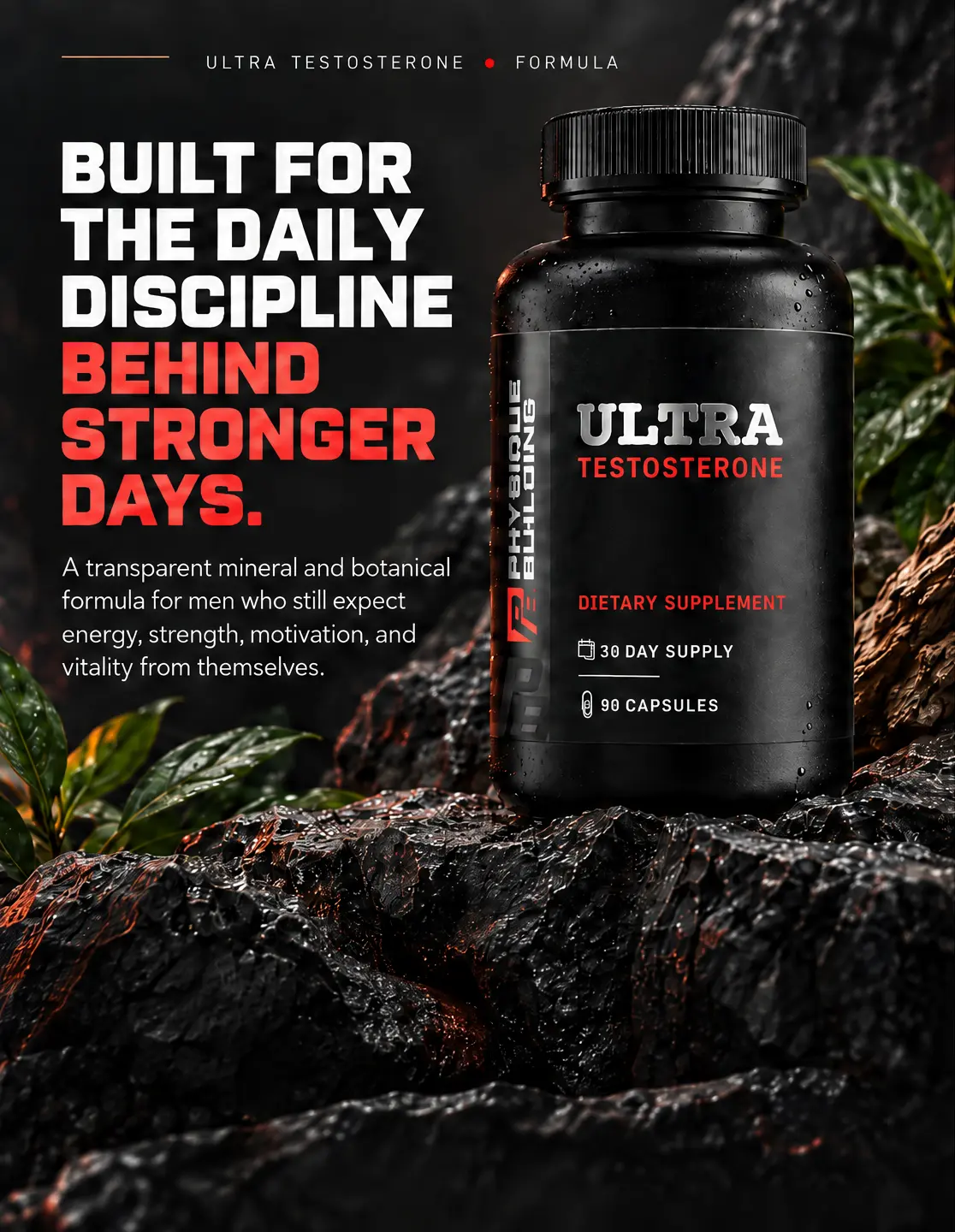 Ultra Testosterone formula and daily support benefits